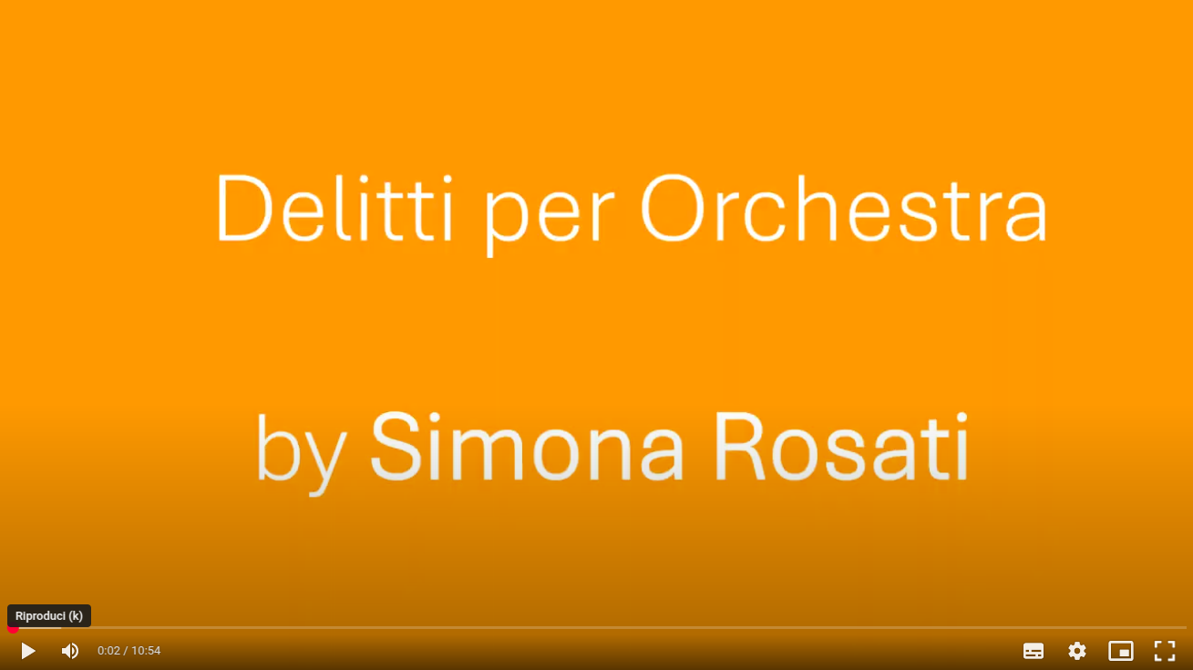 Delitti per Orchestra by Simona Rosati